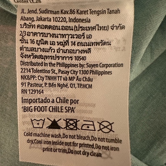 Cotton On Green Shirt with Pink Accents - Picture 9 of 9